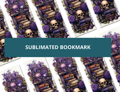 Purple Flowers Bookmark