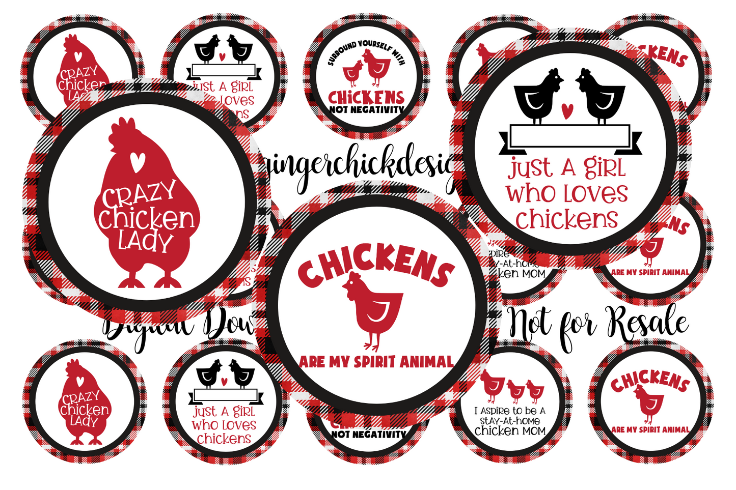 Crazy Chicken Lady Bottle Cap Images