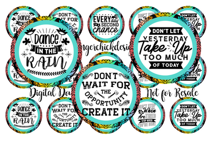 Dance in the Rain Bottle Cap Images