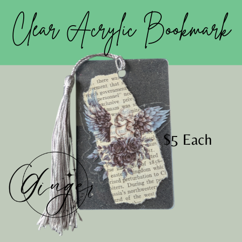 Dark Angel Dictionary Acrylic Bookmark