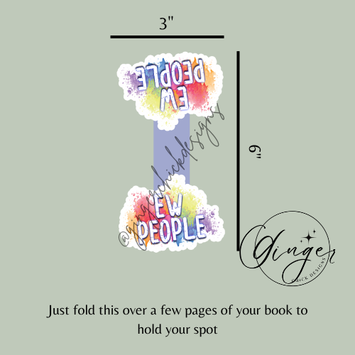 Ew People Magnetic Bookmark