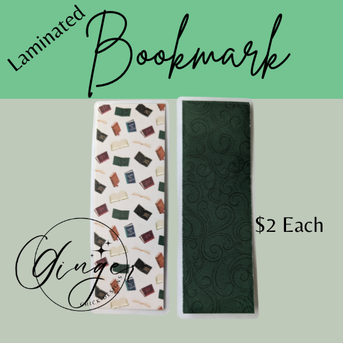 Flying Books Laminated Bookmark