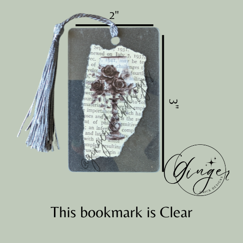 Gothic Lamp Dictionary Acrylic Bookmark