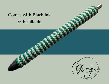 Green and White Diamond Art Ink Joy Gel Pen