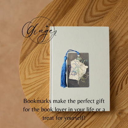 Holographic Rose Stem Dictionary Acrylic Bookmark