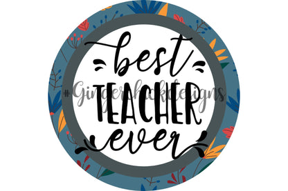 Teacher Appreciation Bottle Cap Images - 1 inch Circles (Digital Download)