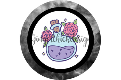 Witchcraft Bottle Cap Images - 1 Inch Circles (Digital Download)