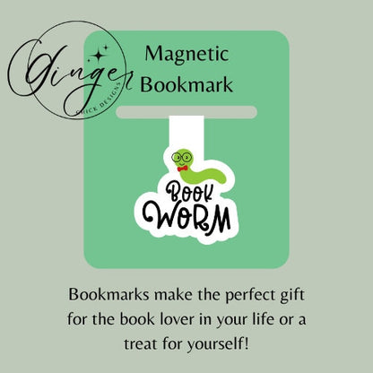 Magnetic Bookmark Instant Download, bookish merch, cute bookmarks, bookworm gift, reading bookmark, bibliophile, book accessories