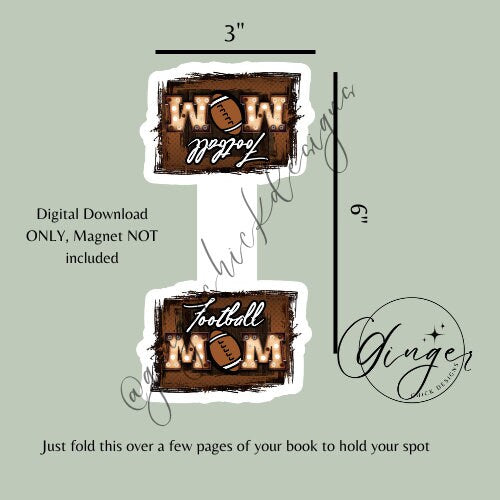 Magnetic Bookmark Instant Download, bookish merch, cute bookmarks, bookworm gift, reading bookmark, bibliophile, book accessories