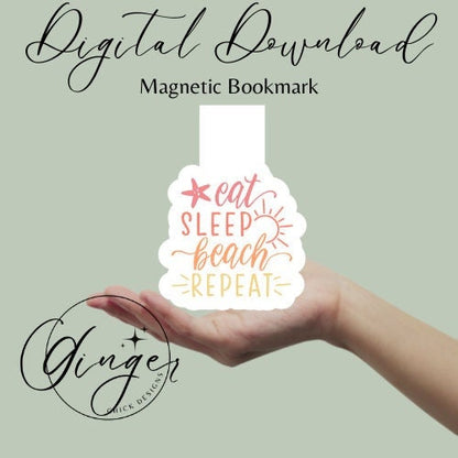 Magnetic Bookmark Instant Download, bookish merch, cute bookmarks, bookworm gift, reading bookmark, bibliophile, book accessories