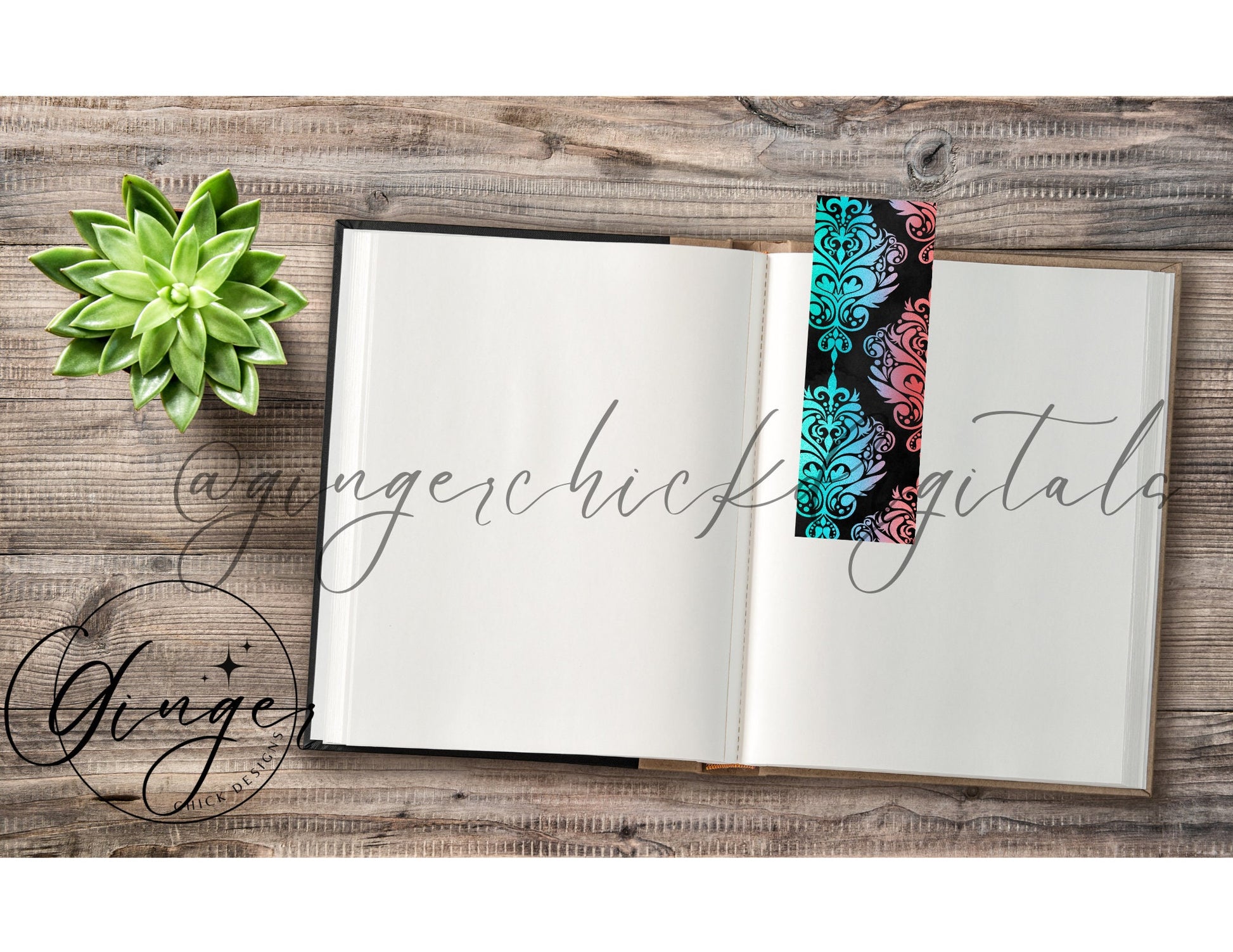 Rainbow Filigree - digital bookmark, digital download, book lovers, reading, inspirational