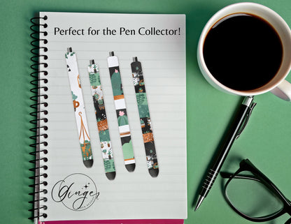 Pen Wraps | Pen skins | Plant Lover | 4 designs | PNG/JPEG