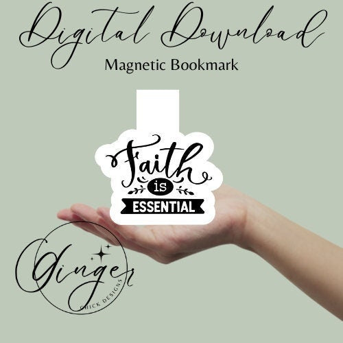 Magnetic Bookmark Instant Download, bookish merch, cute bookmarks, bookworm gift, reading bookmark, bibliophile, book accessories