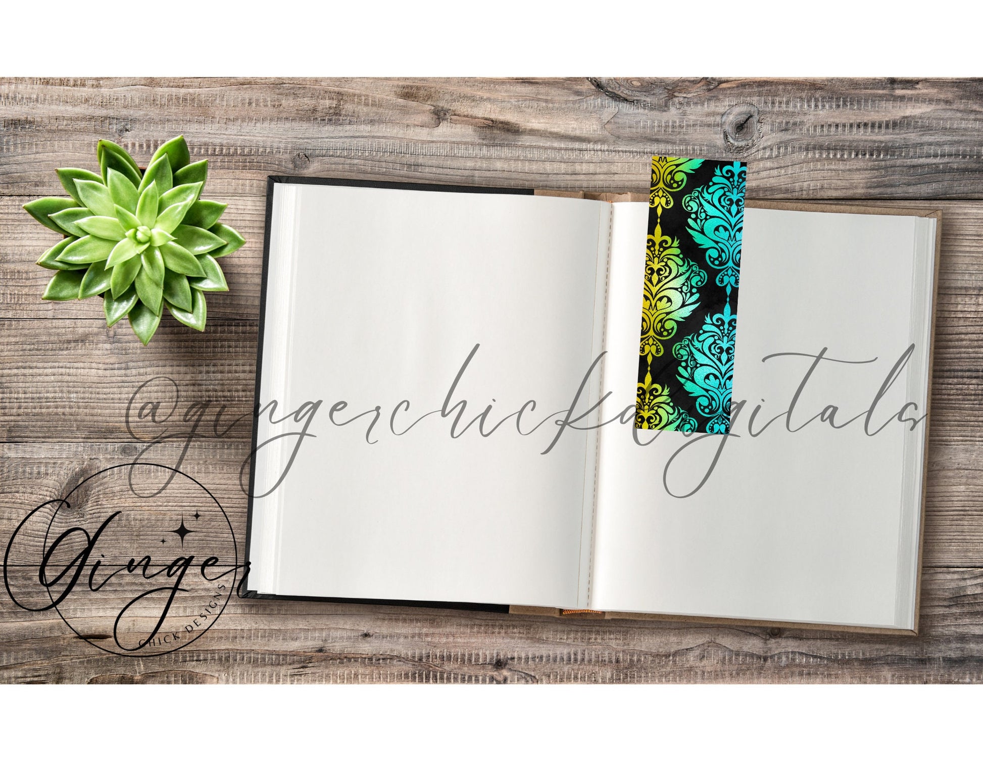 Rainbow Filigree - digital bookmark, digital download, book lovers, reading, inspirational