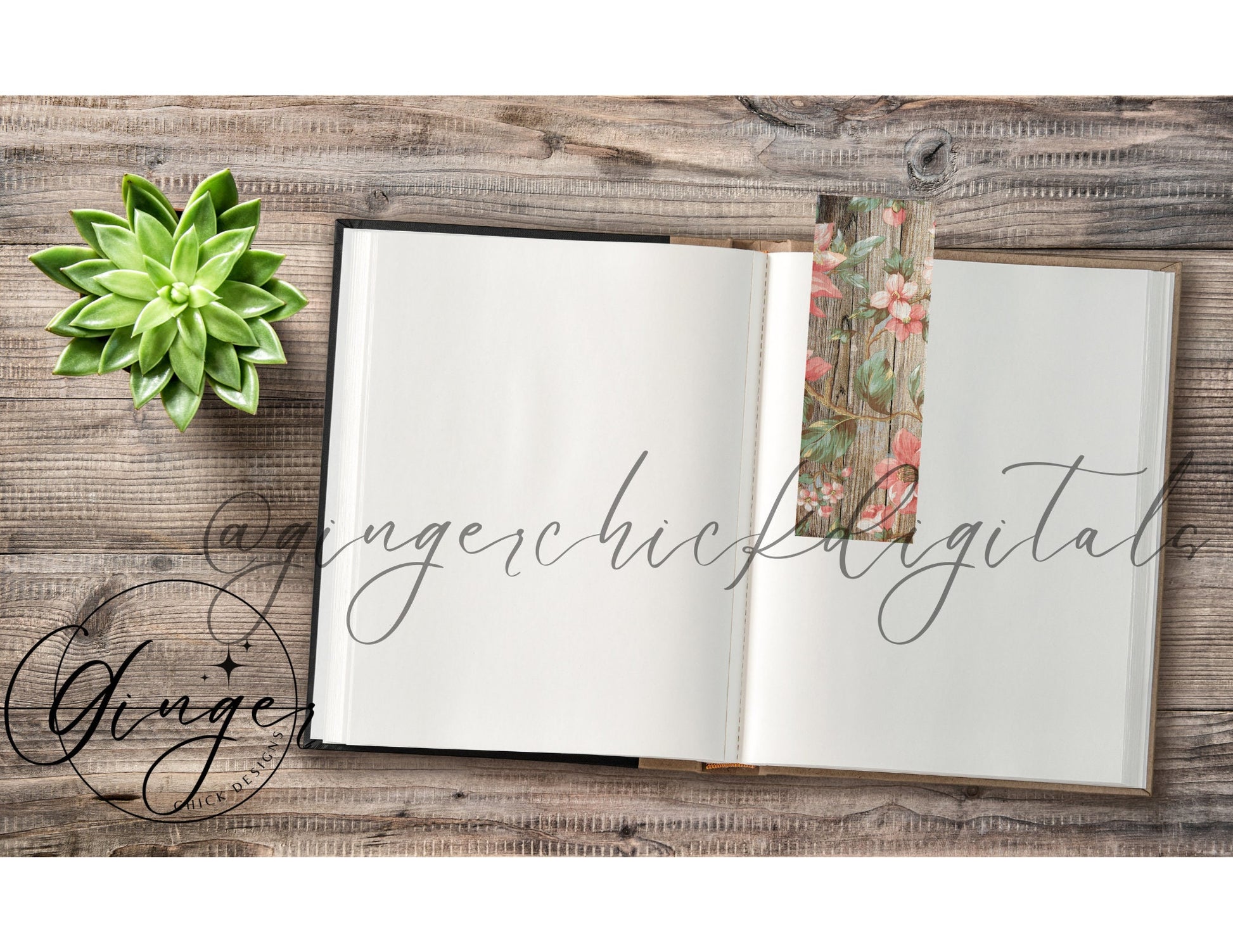 Pink Flower Barn - digital bookmark, digital download, book lovers, reading, inspirational