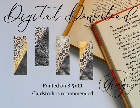 Leopard - digital bookmark, digital download, book lovers, reading, inspirational, not all those who wander