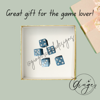 Light Blue Small Dice Set