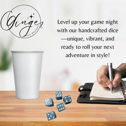Light Blue Small Dice Set