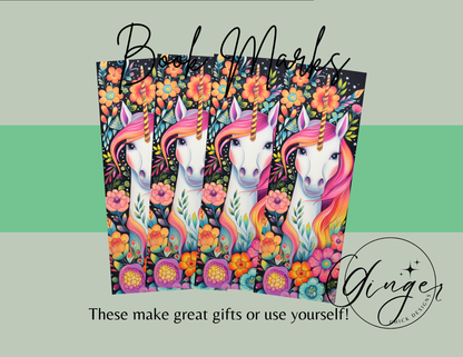 Rainbow Unicorn Bookmark