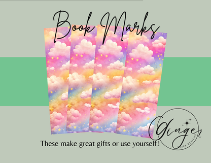 Rainbow Clouds Bookmark