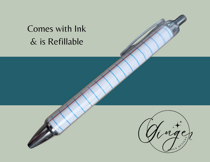Notebook Paper Gel Pen