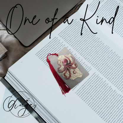 Octopus Dictionary Acrylic Bookmark