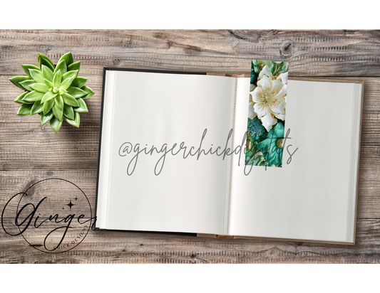 3D Flowers Bookmark