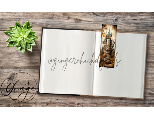 Goblincore Castle Bookmark
