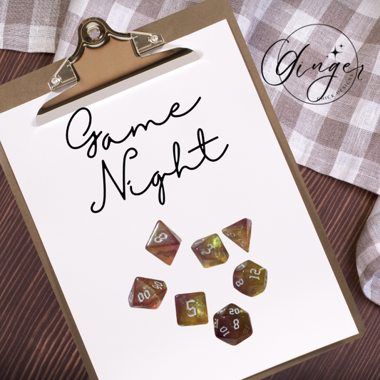 Emberglow Dice Set