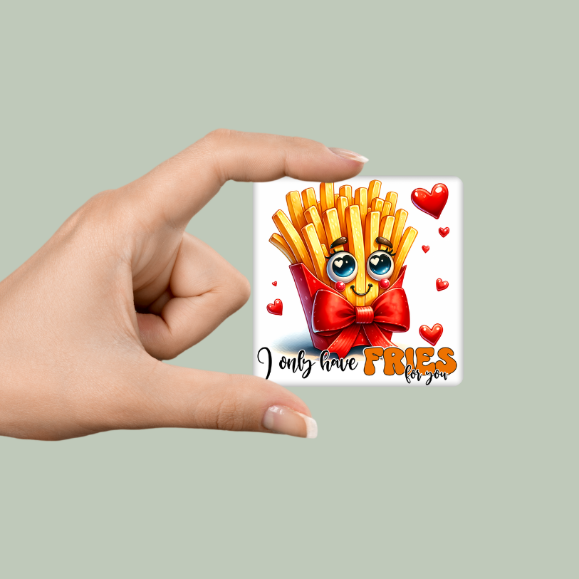 French Fries 2x2 Magnet