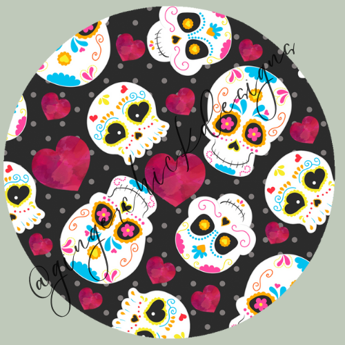 Sugar Skull Car Coaster