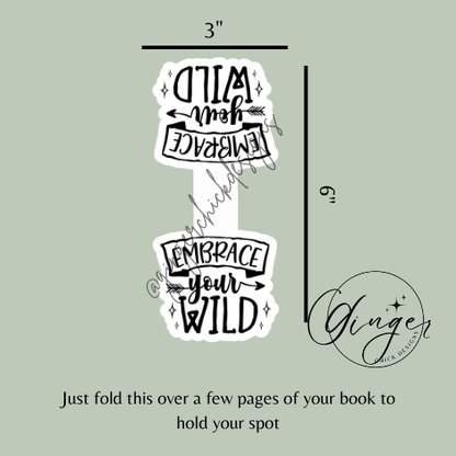 Embrace your Wind Magnetic Bookmark