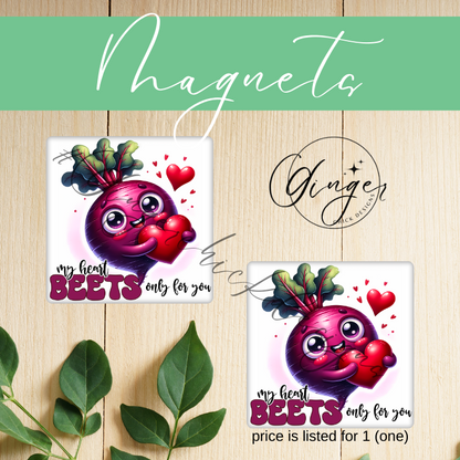 Beets 2x2 Magnet