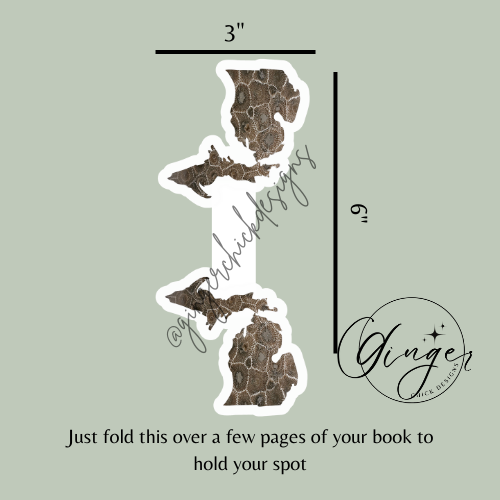 Petosky Michigan Magnetic Bookmark