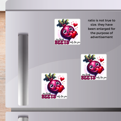 Beets 2x2 Magnet
