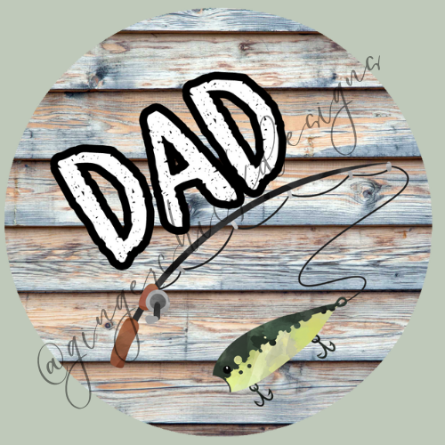 Fishing Dad Car Coaster