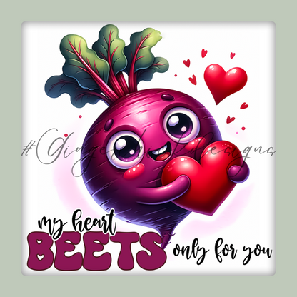 Beets 2x2 Magnet