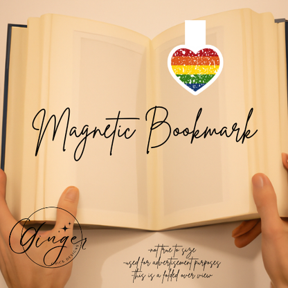 Pride Heart Magnetic Bookmark