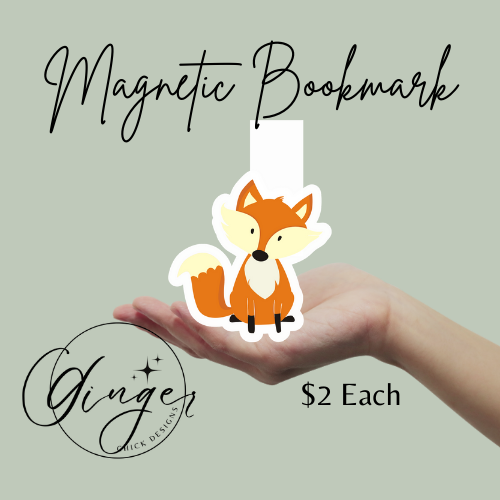 Fox Magnetic Bookmark