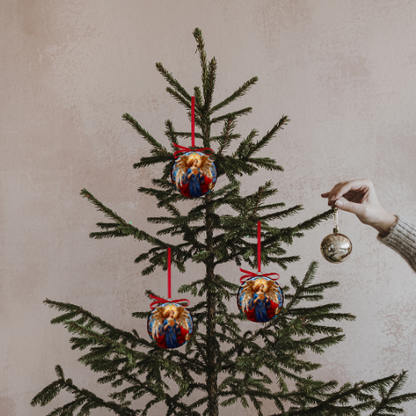 Stained Glass Angel Ornaments