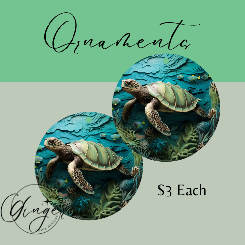 Sea Turtle Ornaments