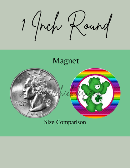 Care Bears Button Magnets