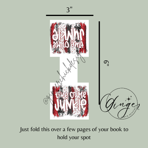 True Crime Junkie Magnetic Bookmark