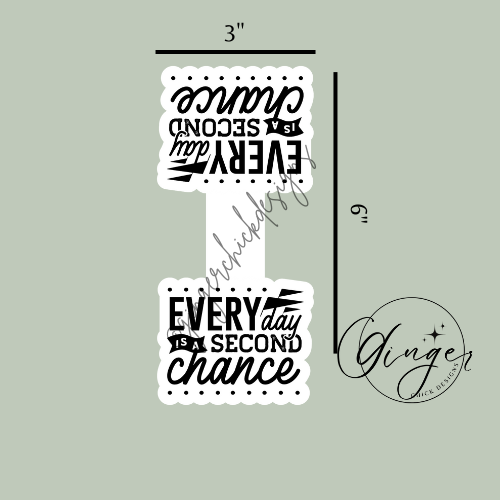 Second Chance Magnetic Bookmark