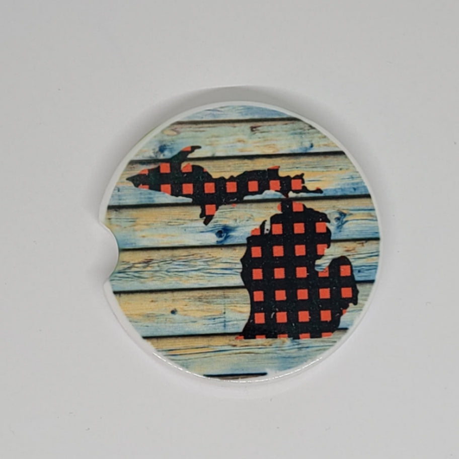 Buffalo Michigan Car Coasters