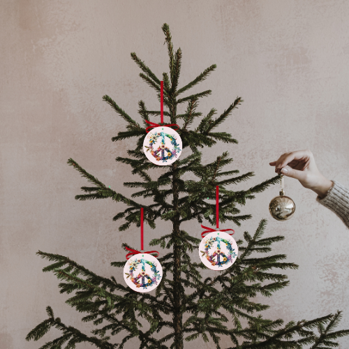 Peace Sign Ornaments