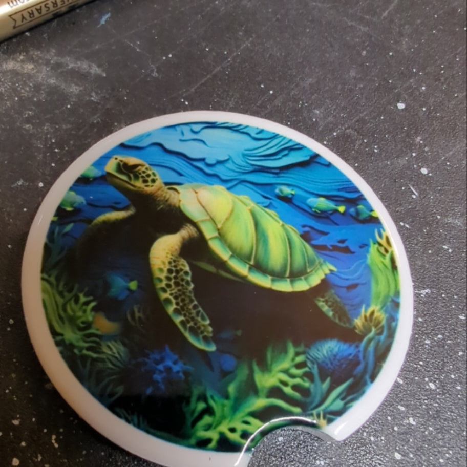 Sea Turtle Car Coaster