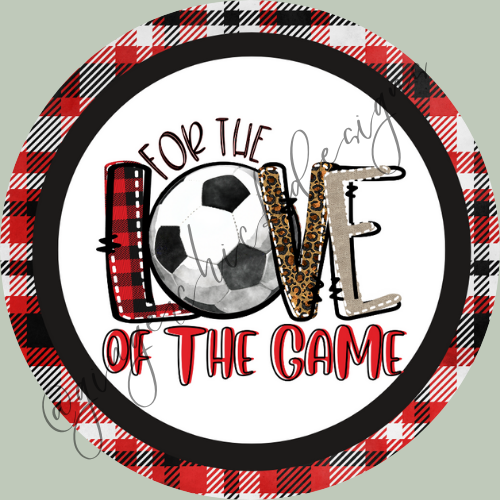 For The Love Soccer Car Coaster