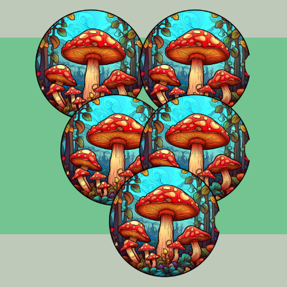 Mushrooms Car Coaster
