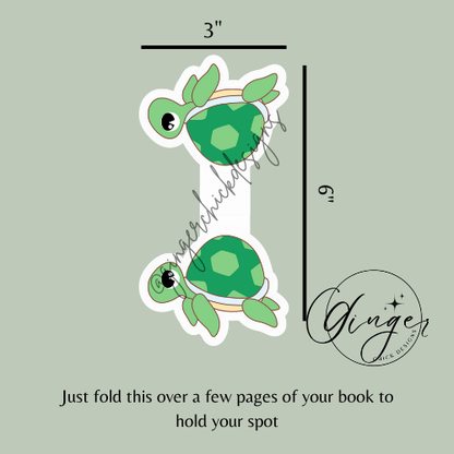 Turtle Magnetic Bookmark